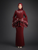 SIPO Wholesale Price New Baju Kurung Malaysia 2-layer Kurung with Embroidery And Lace Muslim Women Dress Mini Kurung 