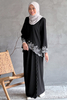 SIPO Wholesale Latest 2024 Factory Price Elegant Muslim Dress Malaysia Baju Kurung Women Abaya Muslim Clothing