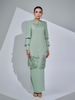 SIPO High Quality OEM ODM Muslim Embroidery Lace Sleeve Malaysia Baju Kurung Modern for Women 