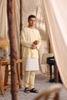 SIPO Men's Kurta With Key-Hole Neckline And Button Detail Baju Raya Mens Kurta Manufacturer
