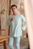 SIPO Wholesale Malaysia Men's Kurta with Modern Keyhole Neckline