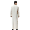 Middle East Full Length Modest Botton Line Man Thobe Stand Collar