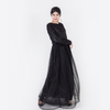 Double Layer Tulle Lace Umbrella Southeast Asia Malaysia Muslim Parent-Child Abaya Dress