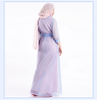 Flower Two Pieces Muslim Girls Women Maxi Dress Modern Abaya Islamic Clothing