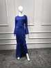 Hijab Middle East Maxi Full Length Abaya With Fishtail Muslim Dresses Party Islamic Clothing