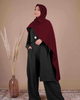 Latest Design Plain Chiffon Comfortable Women Suit High Quality Muslim Dresses Islamic Clothing