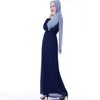 2021 Puff Sleeve Maxi Dress Long Jubah Islamic Clothing Muslim Women Dresses Abaya