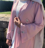 Muslim Elegant Style Cheap Muslim Kimono Islamic Clothing Women Front Open Abaya Dresses