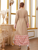Middle East Muslim Modest Islamic Stitching Lace-up Dubai Arab Cardigan Abaya