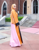 Dubai Wholesale Color Robes Islamic Clothing Kimono Abaya Front Open Muslim Dresses