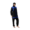 SIPO Women's Conservative Swimsuit Loose Large Size Zipper Hood Thin Three-piece Suit