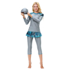 Women's Conservative Color Stitching Long Sleeve Three-Piece Islamic Muslim Swimsuit Swimwear