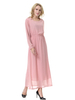 New Designs Double Chiffon Breathable Long Sleeve Muslim Islamic Women Abaya Dress Clothing