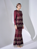 SIPO Wholesale Latest 2024 Fesyen Malaysia Baju Kurung Moden Embroidery Lace And Premium Moroccan Crepe Muslim Women Dress