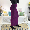 Middle East Lace New Design Dubai Muslim Lady Modest Fashion Sheath Dress Skirt