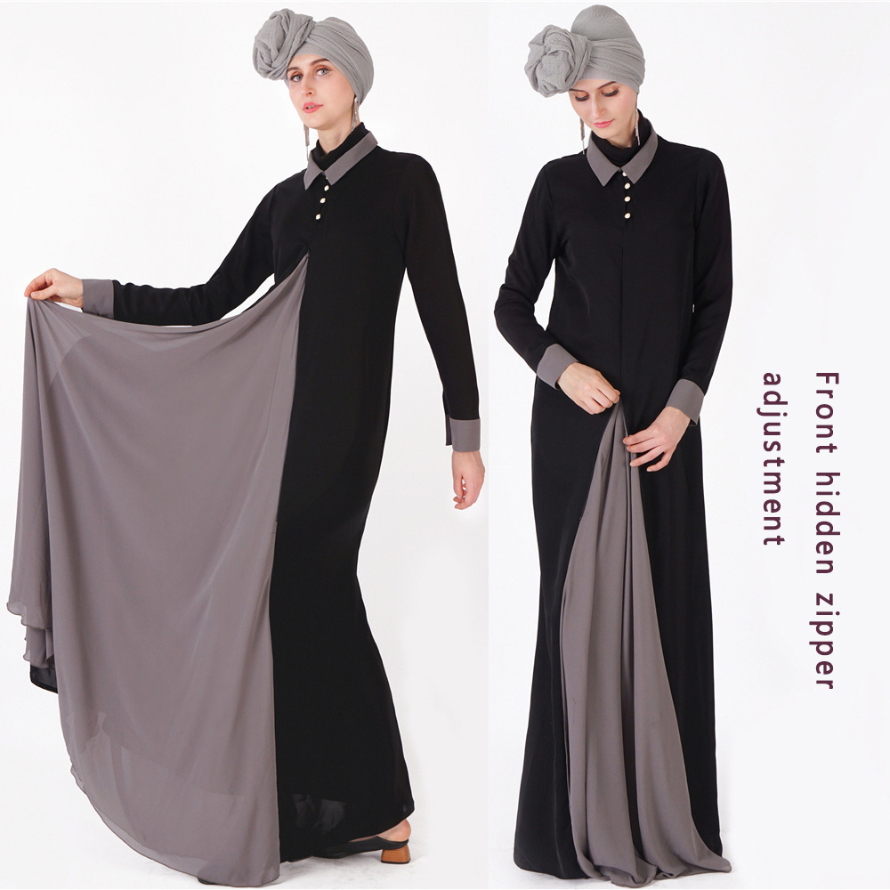 Summer Arabic Loose Islamic Modest Muslim Women Maxi Dresses Casual Clothing Abaya