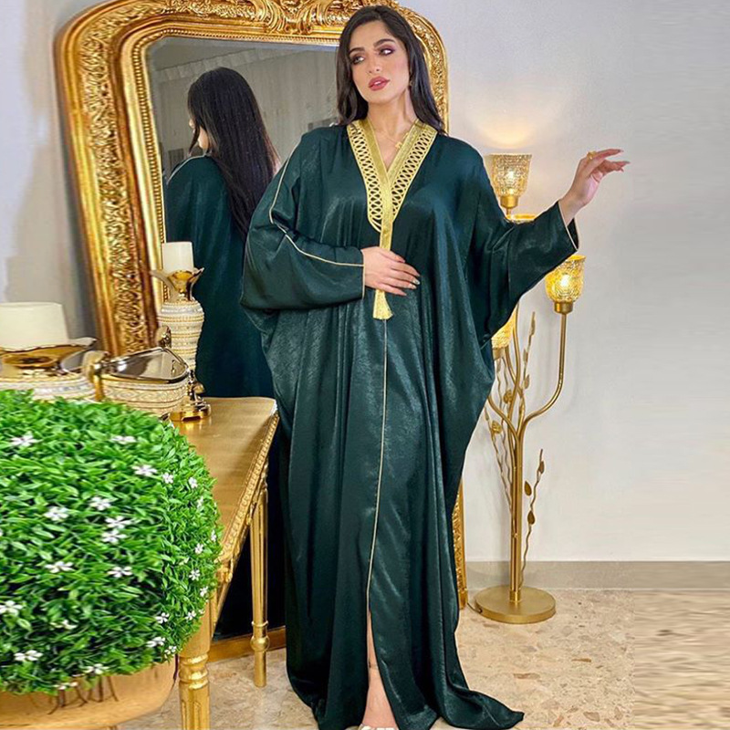 Muslim Women Abaya Dubai Abaya Fabric Muslim Kimono Maxi Modest women thobe