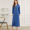 Middle East New Design Arabic Modest Fashion Islamic Dress Robe Muslim Maxi Dresses Abaya