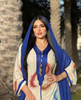  Cotton Muslim Dress Women Open Vêtements Modest Embroidery Borka Dubai Print Islamic Clothing Kimono Abaya