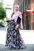 2022 European and American new style women's chiffon fashion printed skirt