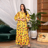  Dubai Robe Femme Musulman Vêtements Women Turkish Borka Islamic Clothing Vetement Femme Modest Kebaya Maleisie Embroidery Prayer Clothes Maxi Dress Open Abaya
