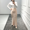 Wholesale Middle East Lace New Design Dubai Muslim Lady Modest Fashion Sheath Dress Skirt