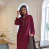 Dubai Muslim Robe Ramadan Modest Fashion Loose Islamic Maxi Dresses Abaya