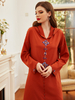 New Modest Fashion Muslim Chiffon Long Sleeve Plus Size Robe Loose Islamic Hooded Maxi Dresses Abaya