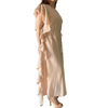  Wholesale Dubai Kaftan Islamic Clothing Fabric Kimono Modest Muslim Dress Open Embroidery Borka Fashion Abaya