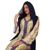  Fashion Muslim Dress Borka Open Fabric Dubai Kaftan Islamic Clothing Kimono Embroidery Modest Wholesale Abaya