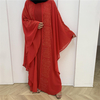 2022 Cross-border Sourcing AliExpress Amazon Hot Sale Women's Chiffon Hot Diamond Bat Sleeve Muslim Robe