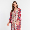  Kimono Women Borka Fashion Modest Fabric Kaftan Islamic Clothing Dubai Ladies Muslim Dress New Designs Abaya