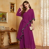 Sequin Chiffon Dubai Modest Fashion Best Selling Islamic Muslim Robe Maxi Dresses Loose Abaya
