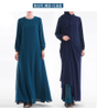 Chiffon Dubai Modest Fashion Best Selling Islamic Silk Muslim Robe Maxi Dresses Loose Abaya