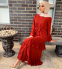  Kaftan 2022 Bat Sleeve Kimono Dubai Morocco Burka Caftan Islamic Clothing Thobe Abaya Muslim Arab Jalabiya Turkish Modest Prayer Women Maxi Dress Abaya