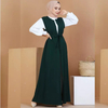  Thobe Muslim Islamic Clothing Bat Sleeve Kaftan Caftan Jalabiya Dubai Turkish Burka Kimono Modest 2022 Abaya Arab Morocco Prayer Women Maxi Dress Abaya