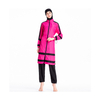 Modest Swimsuit Three-piece Suit Women Loose Large Size Zipper with Hood Thin Sportswear