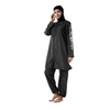 Printed Swimsuit Women's Conservative Large Size Loose Zipper Europe And The Middle East Women's Thin Sportswear Swimwear