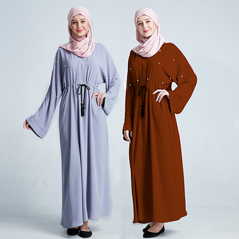  Kaftan Burka Dubai Arab Abaya Muslim Islamic Clothing Kimono Bat Sleeve Jalabiya Caftan Modest Thobe 2022 Morocco Turkish Prayer Women Maxi Dress Abaya