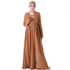 Open Cardigan Robe Modest Muslimah Lady Skirt Dubai Maxi Dresses Islamic Women's Abaya