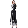 European and American fashion fashion mesh stitching embroidery loose cardigan robe women