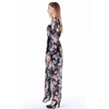 Amazon European and American fashion thin loose chiffon long-sleeved cardigan robe