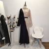 AliExpress Amazon New Fashion Stitching Tassel Sequins Large Size Dress Long Skirt