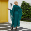 Arabic Best Selling Islamic Embroidery Turkey Dubai Modest Fashion Muslim Robe Maxi Dresses Loose Abaya