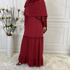 2022 Cross-border Exclusively for The Middle East Simple And Fashionable Solid Color Dress Dubai Worship Robe