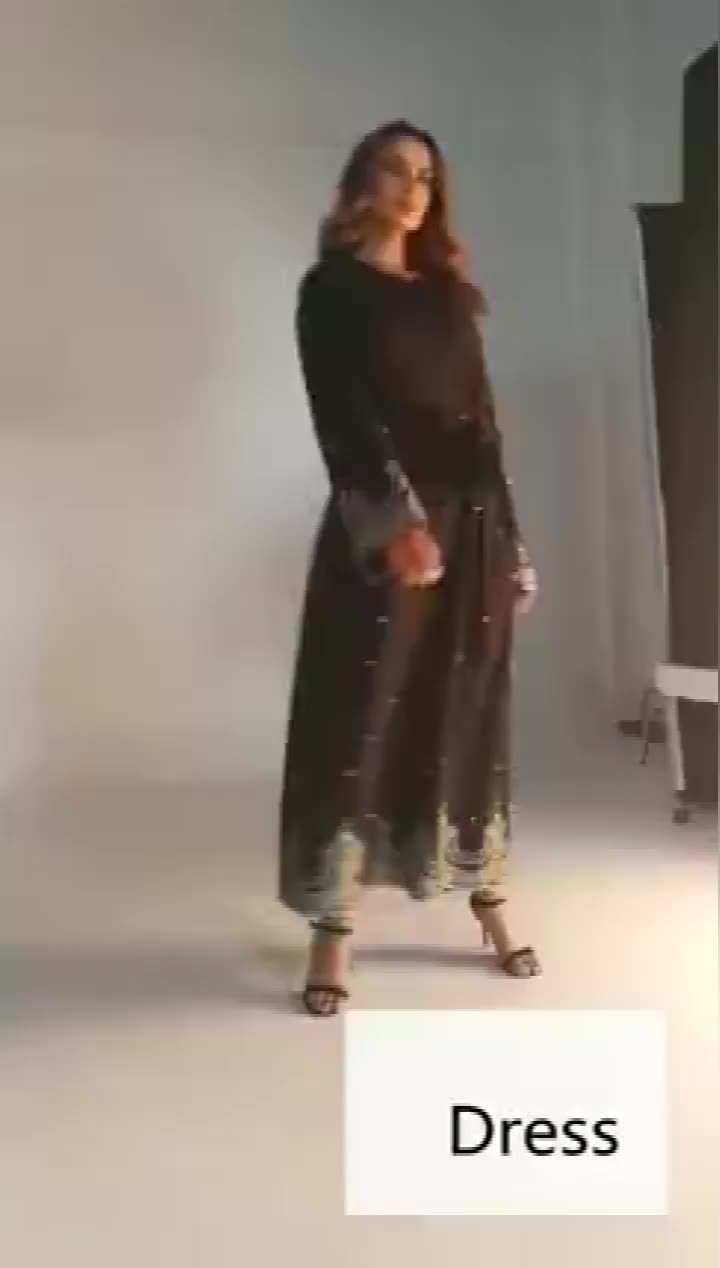 2022 Ebay Hot Sale Middle Eastern Muslim Long-sleeved Embroidered Beaded Robe Women Arab Long Cardigan