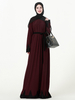 Islamic Long-sleeved Embroidery Tuekey Front Ruffled Fashionable Muslim Dress Dubai Hot Sale Dress