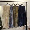 European And American Simple And Versatile Women's Spring And Summer New Style Big High-waist A-line Pleated Skirt Long Skirt