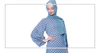 Muslim Robe Lantern Sleeve INS Polka Dot Casual Women' Dress
