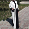 Open Abaya Burka Modest Thobe Morocco Bat Sleeve Kaftan Abaya Islamic Clothing Kimono Muslim Jalabiya Turkish Caftan Dubai Arab 2022 Prayer Women Maxi Dress Open Abaya
